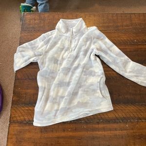 Girls lightweight fleece jacket size 7/8.